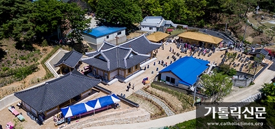 2019년 5월 봉헌식을 올린 새 한옥 성당.