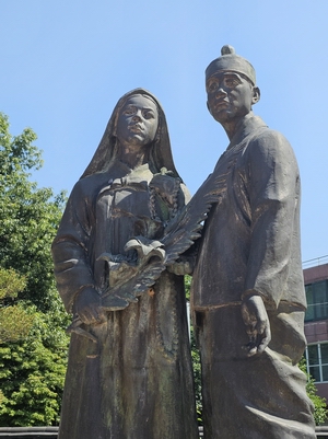 복자 조숙 베드로와 권천례 데레사 동정순교부부상.
